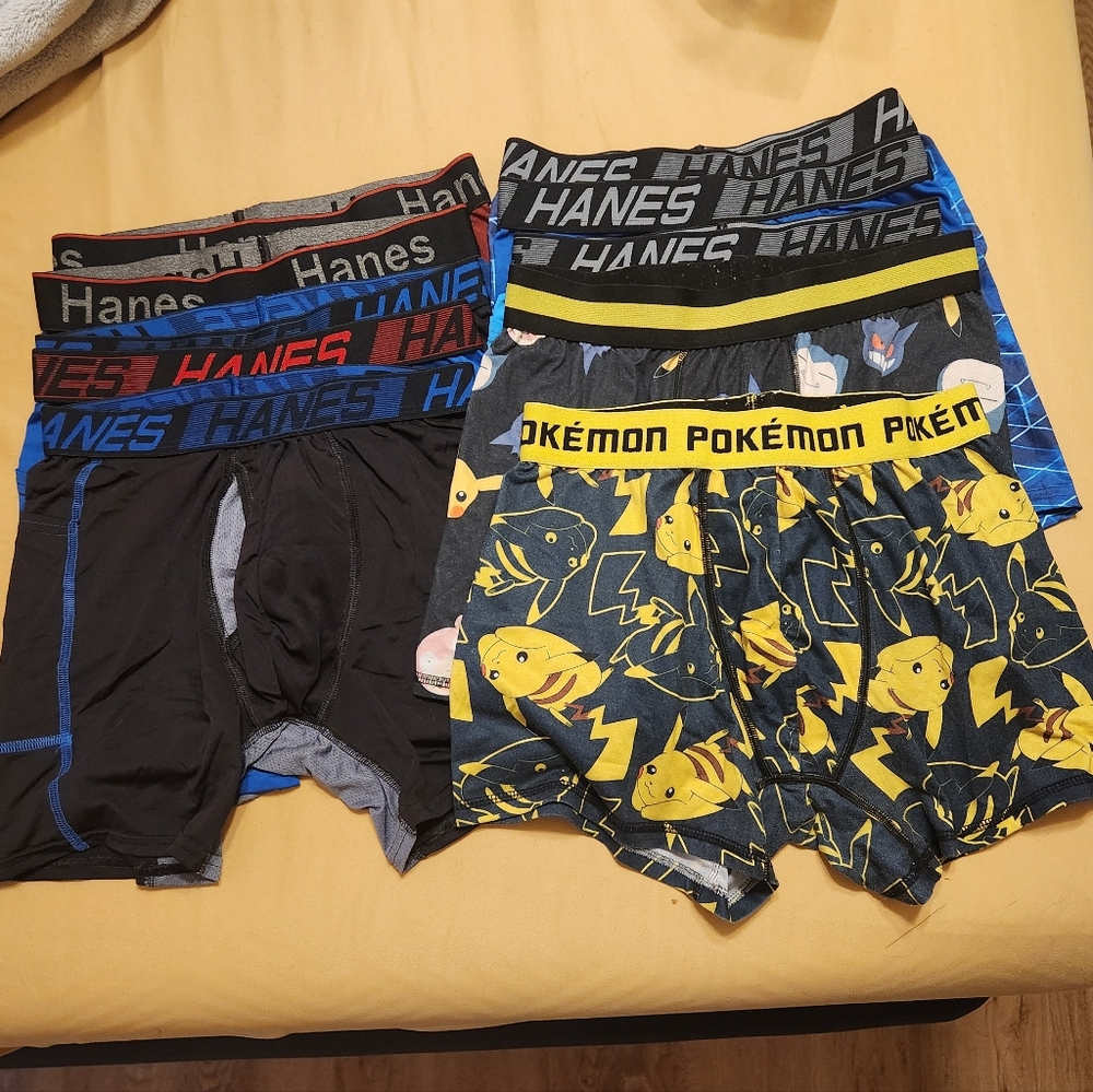 10 pair men's size small boxer brief athletic style underwear